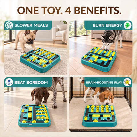 KADTC XL Dog Puzzle Toy Pro Max, Level 1-Infinite Brain Game for Smart Dogs