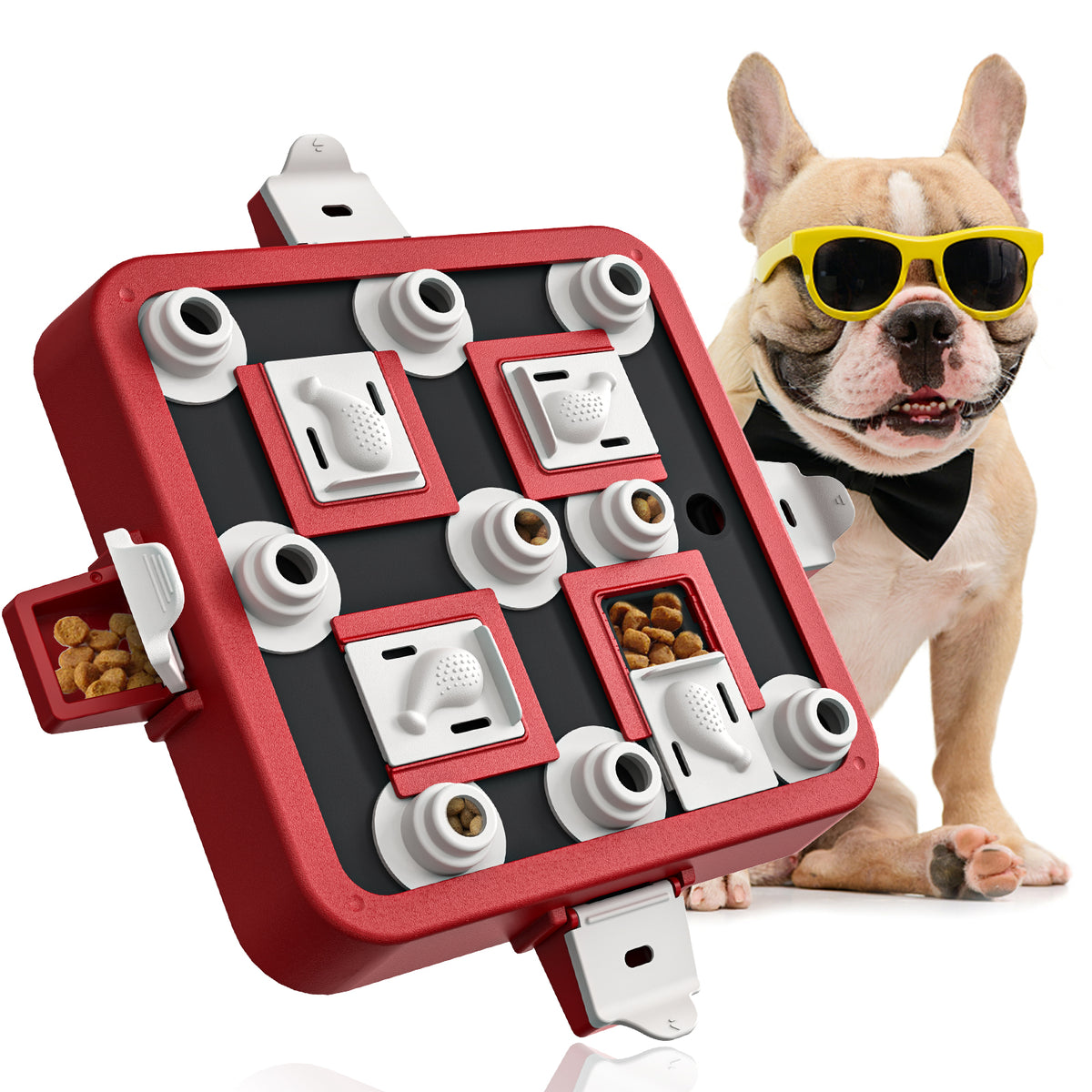 KADTC Dog Puzzle Toy For Small/Medium/Large Dogs Mental Stimulation Boredom busters Puppy Brain Toys Keep Busy Enrichment Puzzles Feeder Food Treat Interactive Level 3 2 1 Mentally Stimulating Games