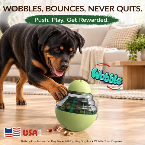 KADTC XXL Size, Wobble Treat Dispenser Dog Toy Puzzle Feeder for Large Dogs
