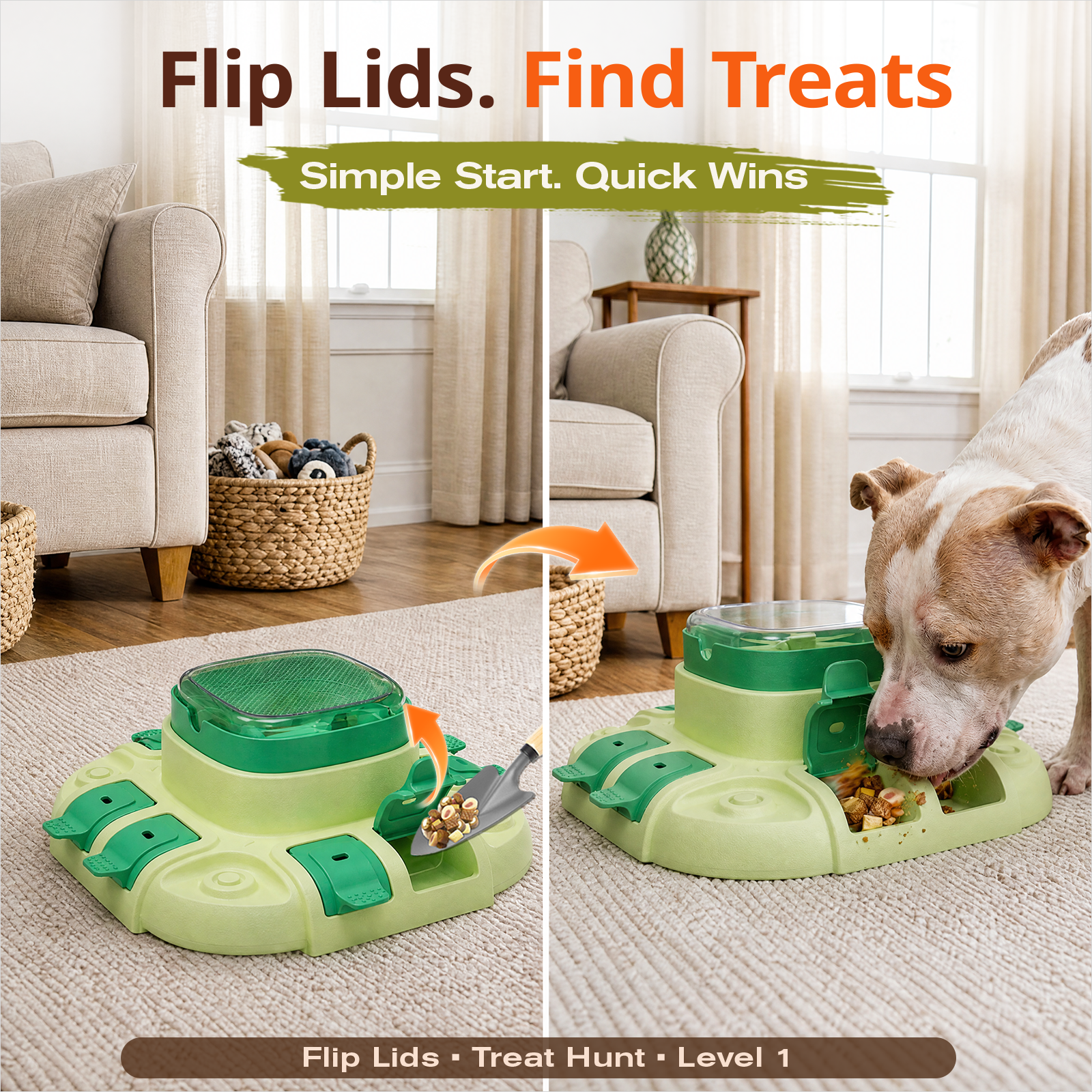 KADTC 2-Level Dog Puzzle Feeder | Push-to-Release Treat Dispenser KADTC 2-Level Dog Puzzle Feeder | Push-to-Release Treat Dispenser