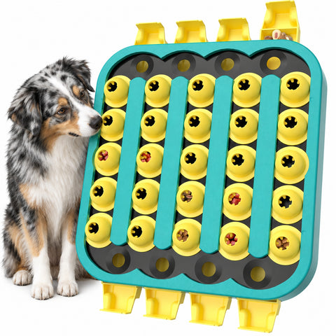 KADTC Hard Dog Puzzle Toy, XL, 4 Levels, Mental Stimulation for Smart Dogs