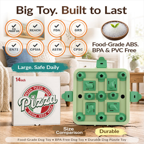 KADTC 3 Levels IN 1 Dog Chess Puzzle Toy Easy-to-Advanced