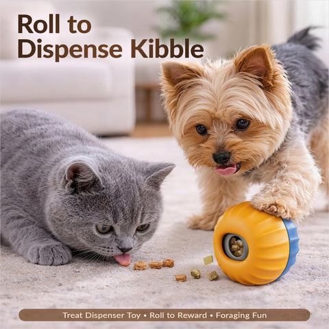 KADTC 3-in-1 Dog Enrichment Toy Fillable & Freeze & Treat Dispenser & Chew