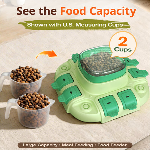 KADTC 2 IN 1 Levels Dog Puzzle Feeder Toy