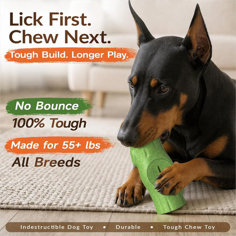 2 PCS KADTC XXL 3-in-1 Durable Dog Enrichment Toy - Long-Lasting Fillable & Frozen Lick Toy - No-Transfer Freeze & Play -Mess-Free - Ultimate Boredom Buster & Tough Chew Toys for Large Dogs