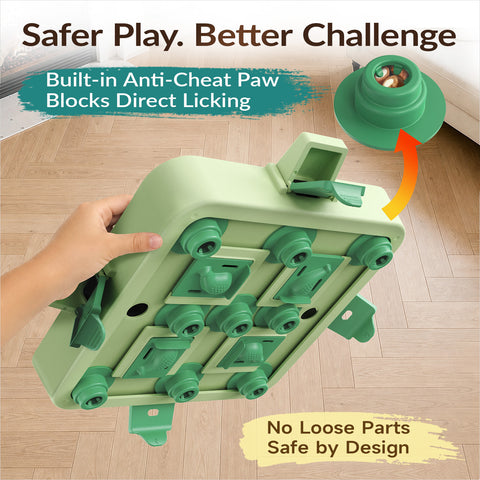 KADTC 3 Levels IN 1 Dog Chess Puzzle Toy Easy-to-Advanced