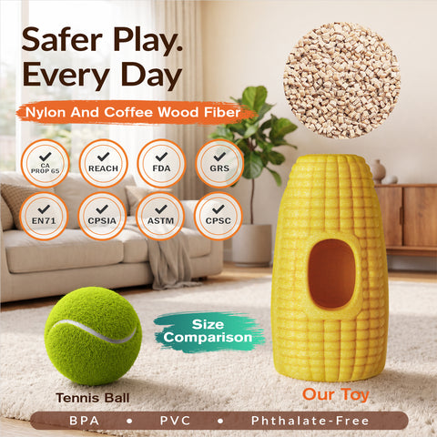 KADTC 3 in 1 Large Size Durable Dog Frozen Treat Toy & Chew & Fillable Toy