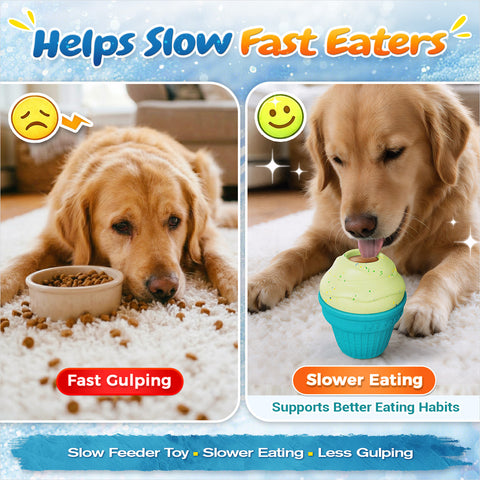 KADTC 3 in 1 Large-Size Durable Dog Fillable & Frozen Lick Treat Toy No-Transfer Freeze & Play Mess-Free Ultimate Boredom Buster, Kibble Dispenser Food Ball & Tough Dogs Chew Toys BPA-Free & Safe