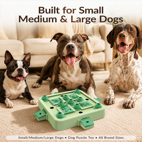 KADTC 3 Levels IN 1 Dog Chess Puzzle Toy Easy-to-Advanced