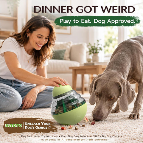 KADTC XXL Size, Wobble Treat Dispenser Dog Toy Puzzle Feeder for Large Dogs