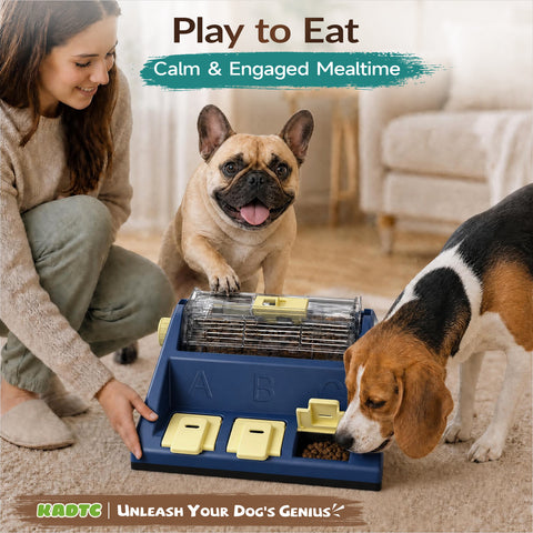 KADTC 2-Level Large Dog Puzzle Feeder used by dogs for interactive play-to-eat feeding and treat-finding enrichment