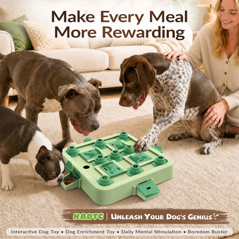 KADTC 3 Levels IN 1 Dog Chess Puzzle Toy Easy-to-Advanced