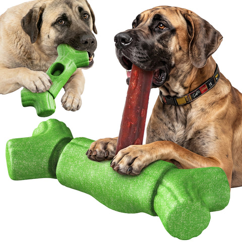 KADTC 2 in 1 Extra Extra-Large Size Durable Dog Bully Stick Holder & Indestructible Chew Toy