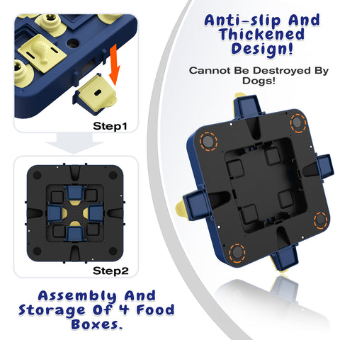 KADTC 3 Levels IN 1 Dog Chess Puzzle Toy Easy-to-Advanced