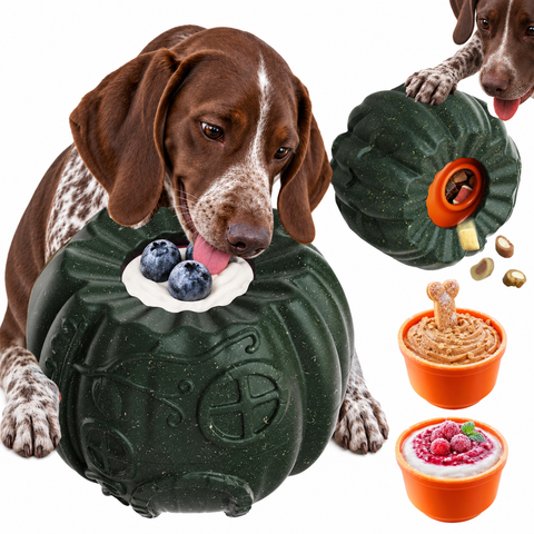 KADTC L, 3-in-1, Freeze Treat Dog Toy & Kibble Dispenser & Chew & Lick Ball